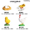 4-Piece Rooster Life Cycle Set