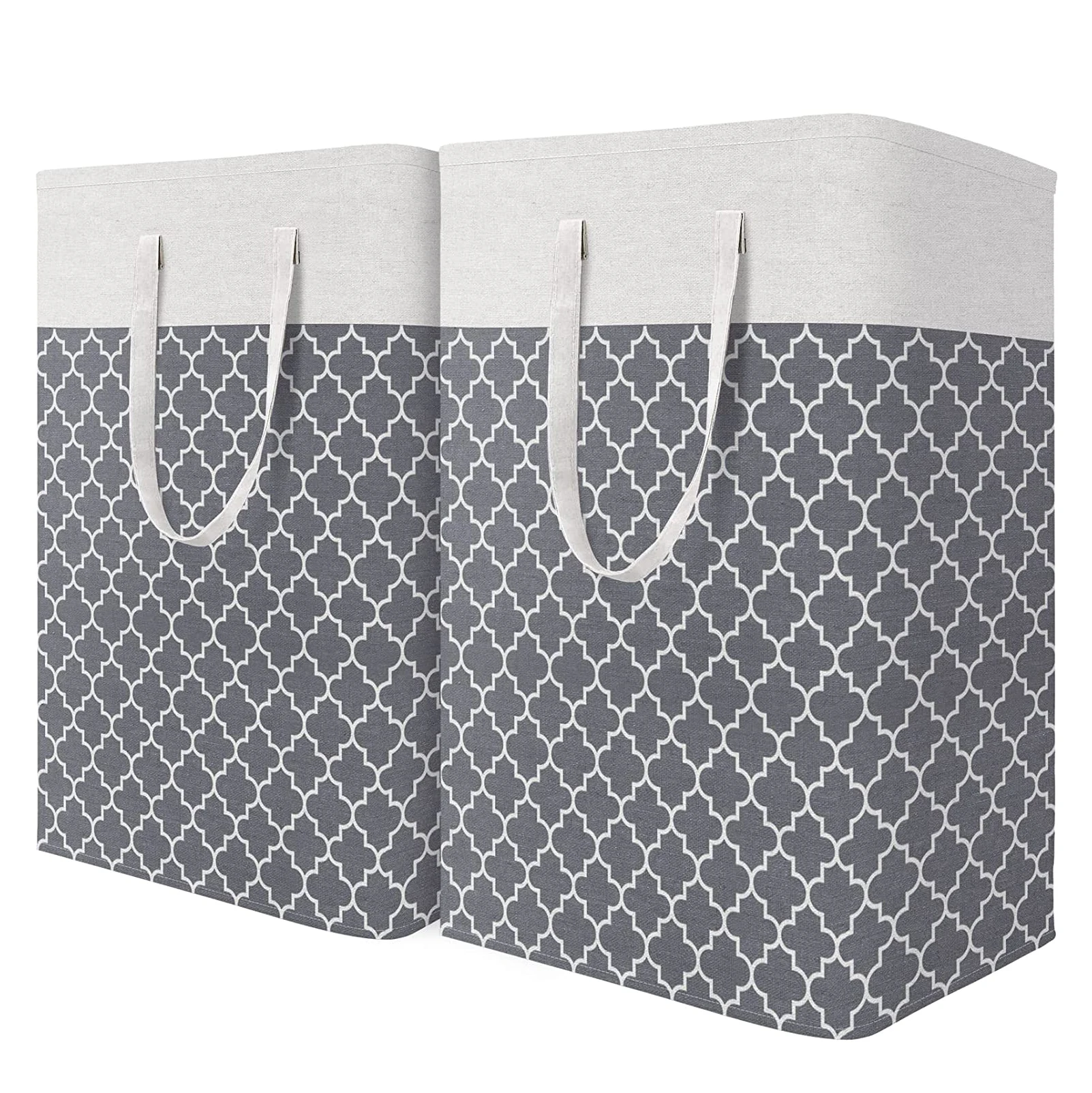 75 л корзины для белья корзина для белья с длинными ручками Складная Водонепроницаемая корзина для одежды Прочная высокая корзина для белья