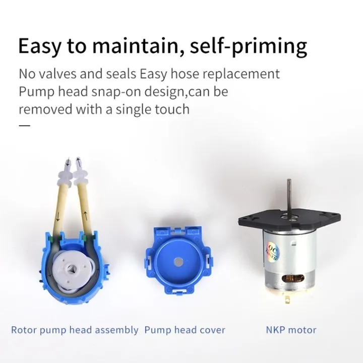 Kamoer NKP Micro Low Cost Small Electric Water Dispenser Irrigation Plants Essential Oils Transfer Peristaltic Pump