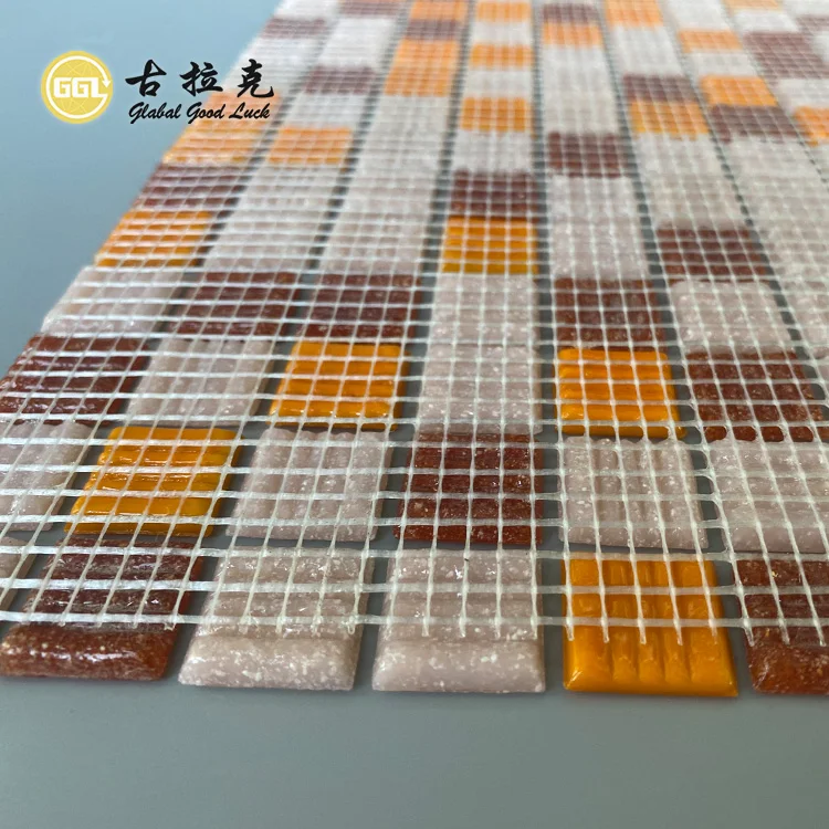 Mosaic Tiles Colorful Glass Mosaic for Hotel Bathroom Kitchen