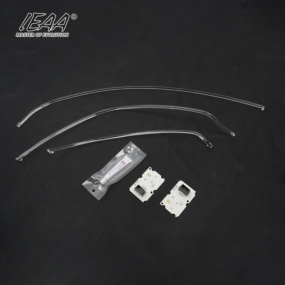 Car Led Tube DRL Light Guide Strip Acrylic Tube PCB Daytime Running Light Strip Fit for Renault Megane High Spec 2015-2023