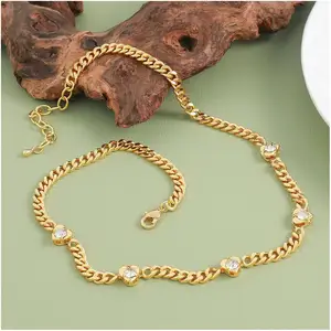 Necklace Events love Bulk Buying Student Accessory Chunky Wedding Season Copper Fashion Chain Necklaces Season Christmas