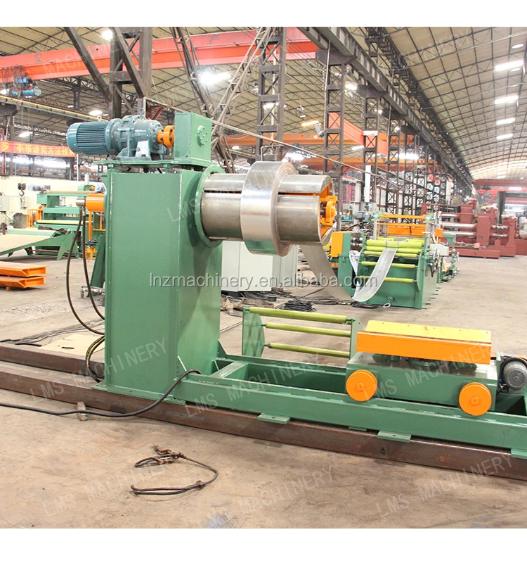 LMS 1650 Rotary Shear Cut to Length Line  0.3-3.0mm Steel Cutting Straightening Machine