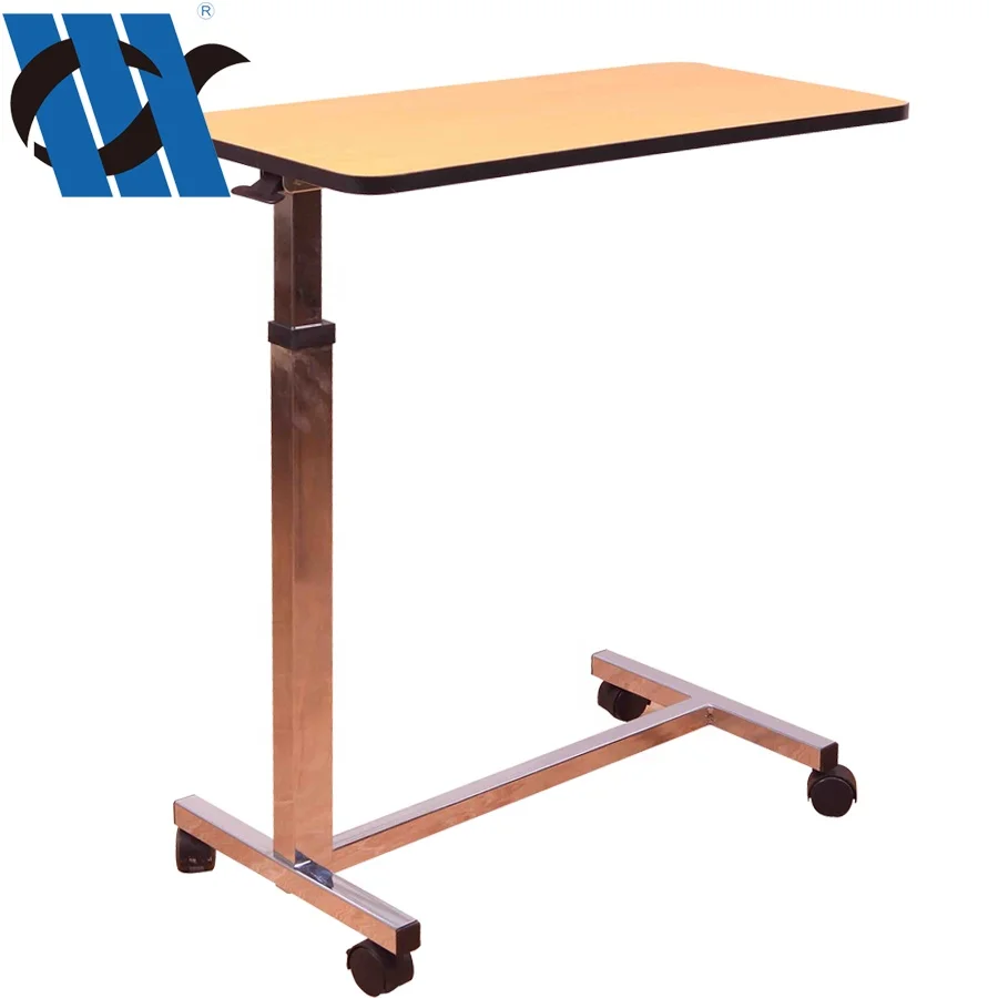 BDCB21 Youngcoln Available in 5 Days Medical Dining Table Hydraulic Bedside Over Bed Table for Hospital