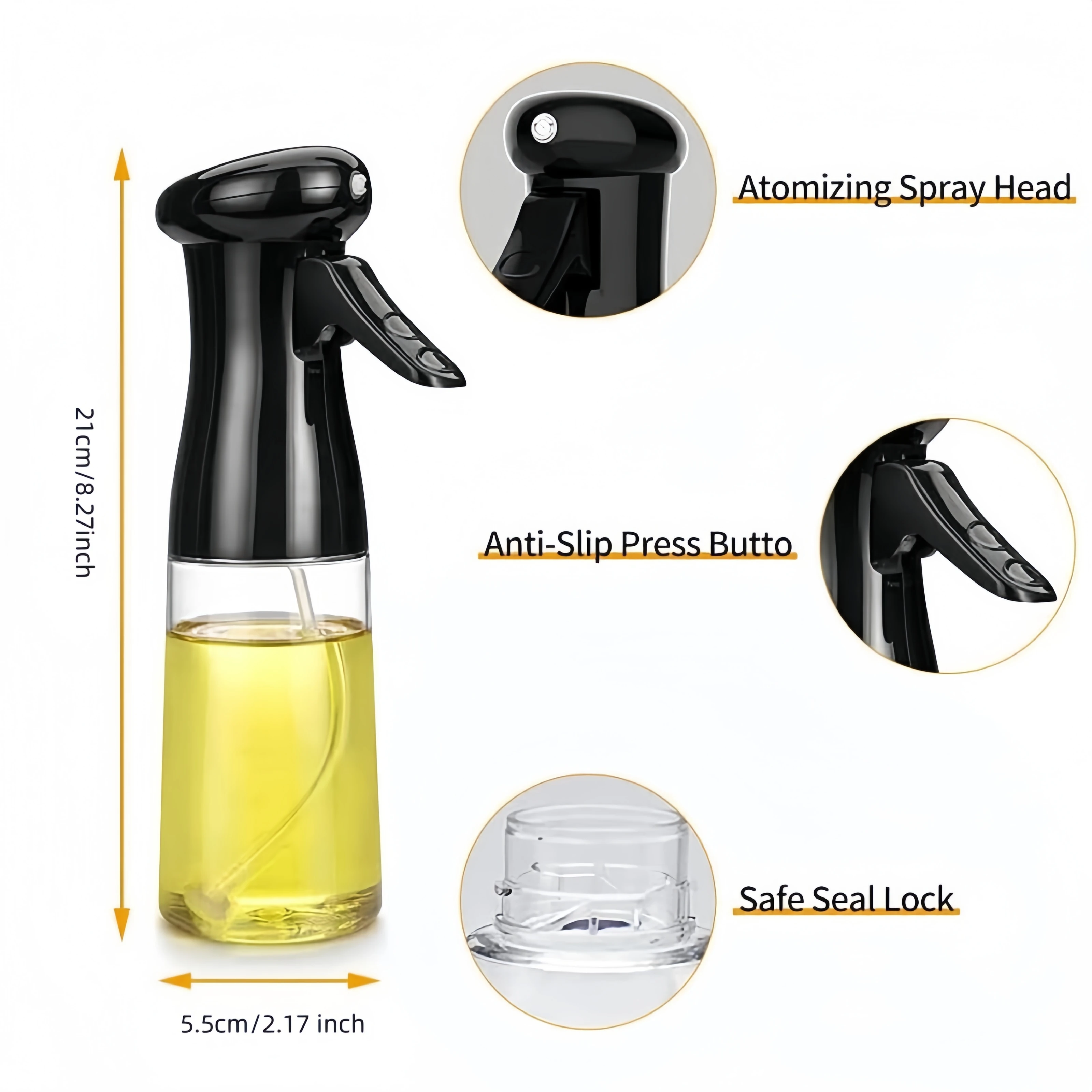 product thickened glass oil vinegar dispenser push type oil atomiser olive oil sprayer bottle for salad bbq kitchen cooking and baking-35