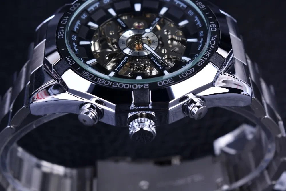 Luxury Designer Men's Automatic Watch - Stainless Steel