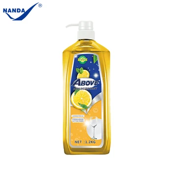 Factory Price Eco-friendly High Effective For Home Kitchen Cleaning Lemon Dishwashing Liquid