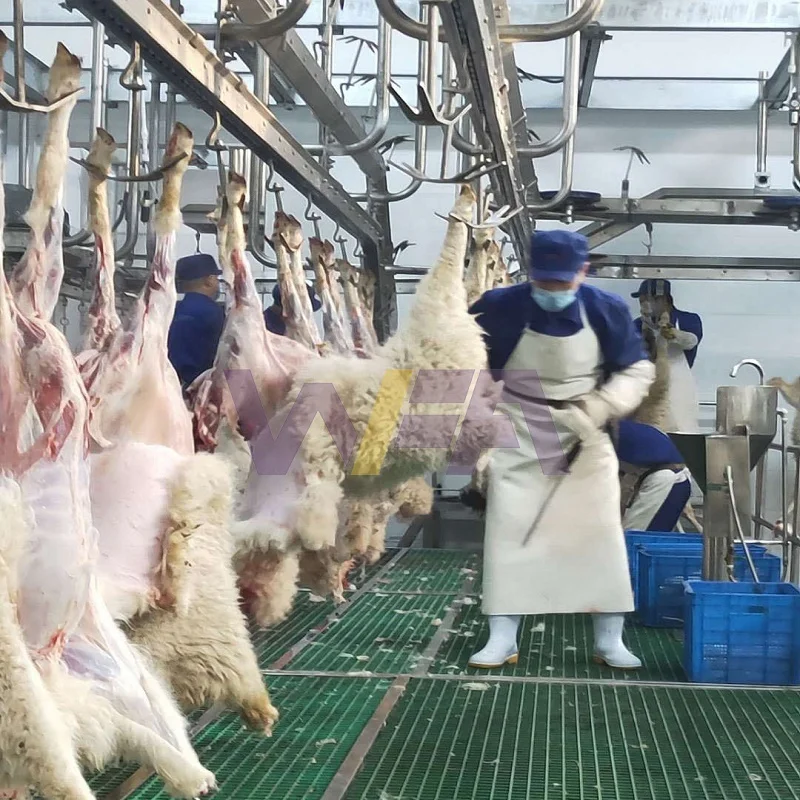 Muslim Halal Meat Processing Abattoir Sheep Slaughterhouse Equipment Plant Carcass Convey Rail of Goat Slaughtering Machine