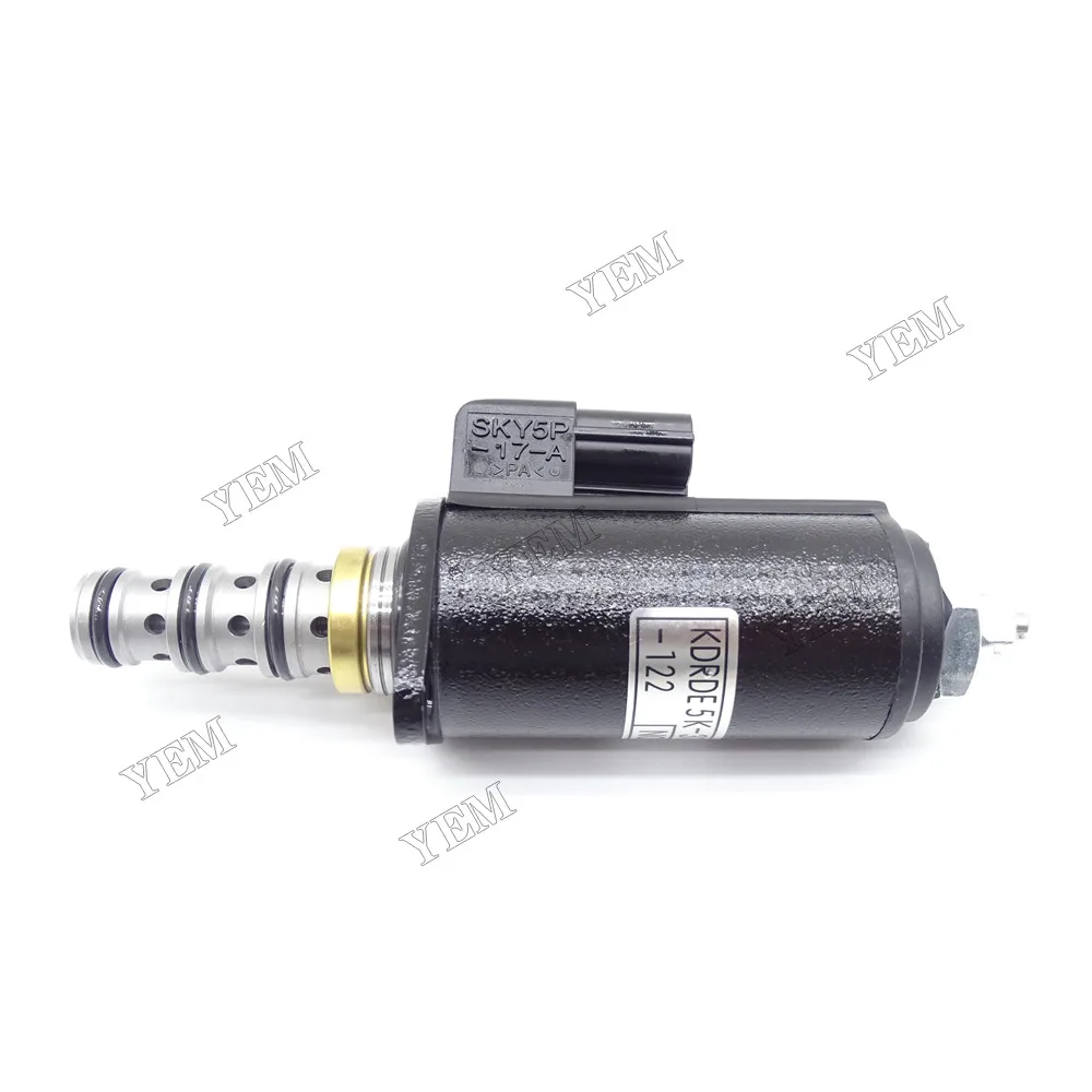 Solemoid Valve KDRDE5K-3V 30C50-122-T for Kobelco Fast Delivery Engine Parts 4