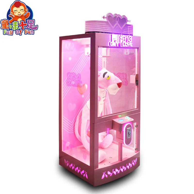 claw machine pink