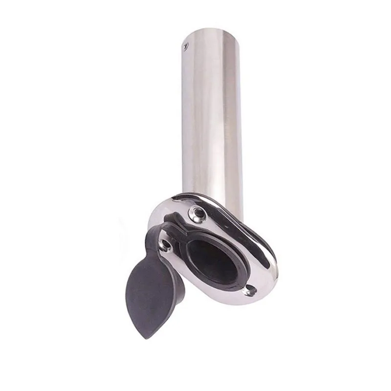 Boat accessories angled fishing rod holder