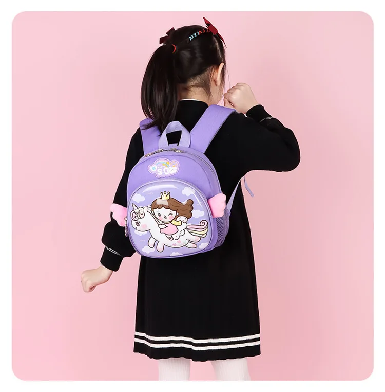 Cute Design Mini  Space Man Pattern School Bag Kindergarten Kids Cartoon Astronaut Backpack for Little Boys and Girls
