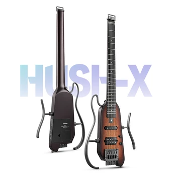 Donner HUSH-X 38 Inch Headless Electric Guitar, OEM Available