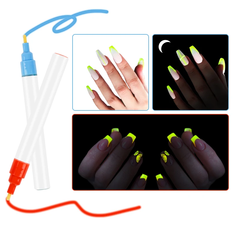 Новый креативный 8 видов цветов светящийся в темноте маркер персонализированный для рисования детей своими руками