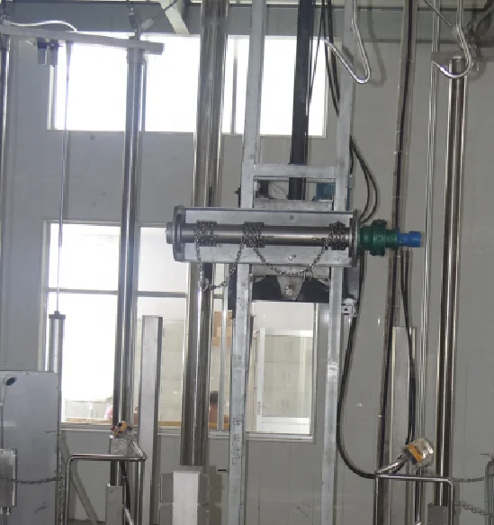 Hydraulic cattle skinning machine for cattle slaughter lines