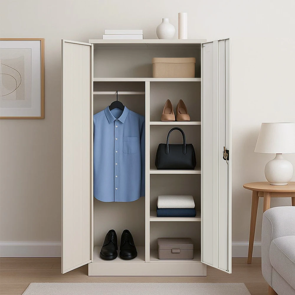 2 Door Metal Filing Locker Wardrobe factory