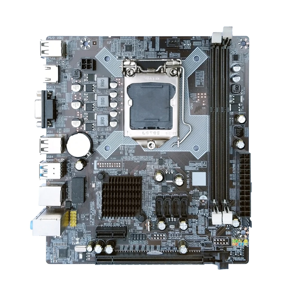 ICOOLAX Motherboards Cpu Combo H611155 Core I3 2120 for Pc Gaming