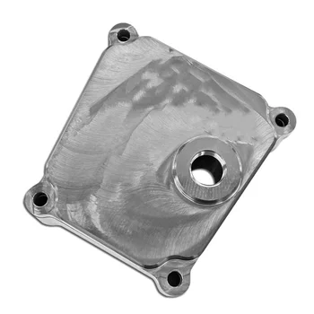 Precision CNC Custom Aluminium 3/8 NPT Breather Port Crankcase Breather Cover For Turbo Methanol Applications