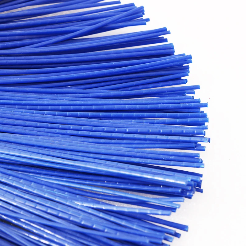 Convoluted Accessories Sanitation Road Snow Sweeping Brush 162*600 mm Wafer Sweeper Brush for Sale Road Sweeper Brush