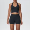 Black bra+shorts