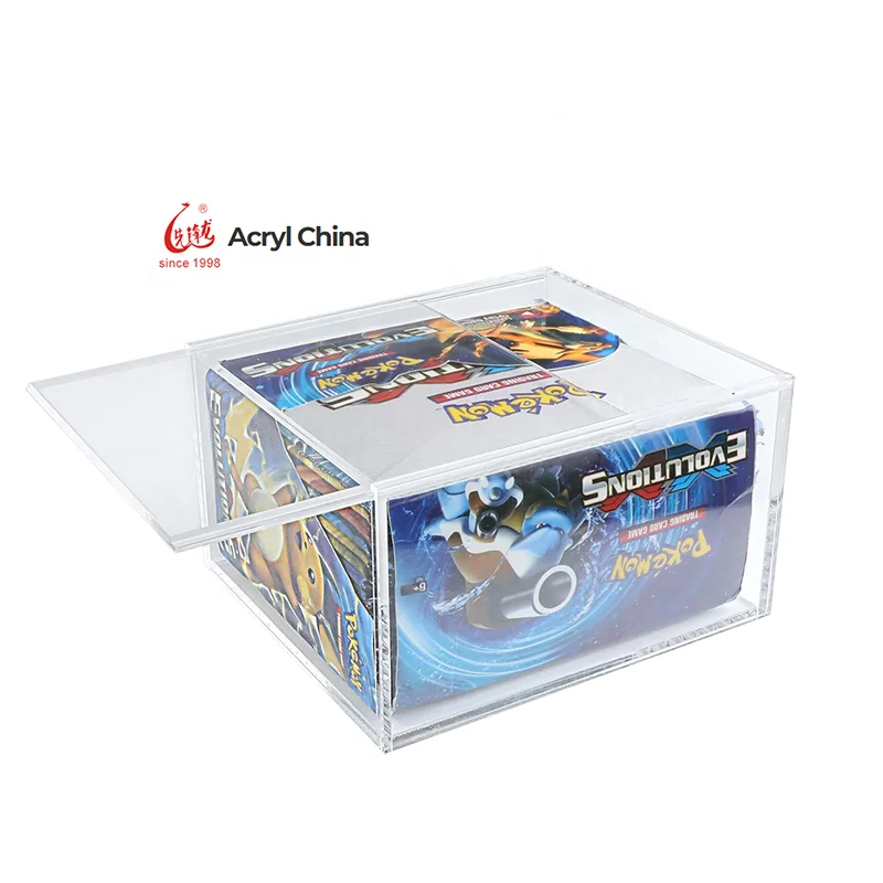 Acrylic Booster Box Display Case Box For Game Cards Storage - Buy ...