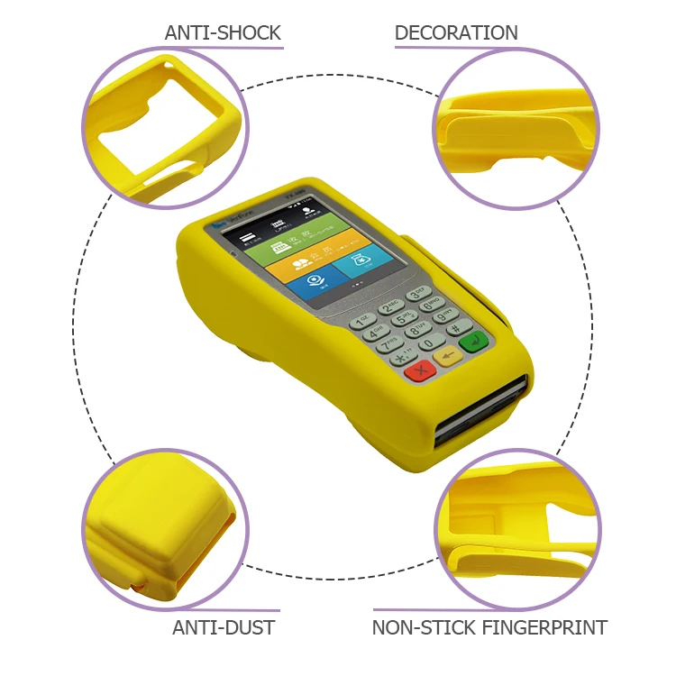 Customizable Verifone VX675 POS System Case Accepts Custom Shapes