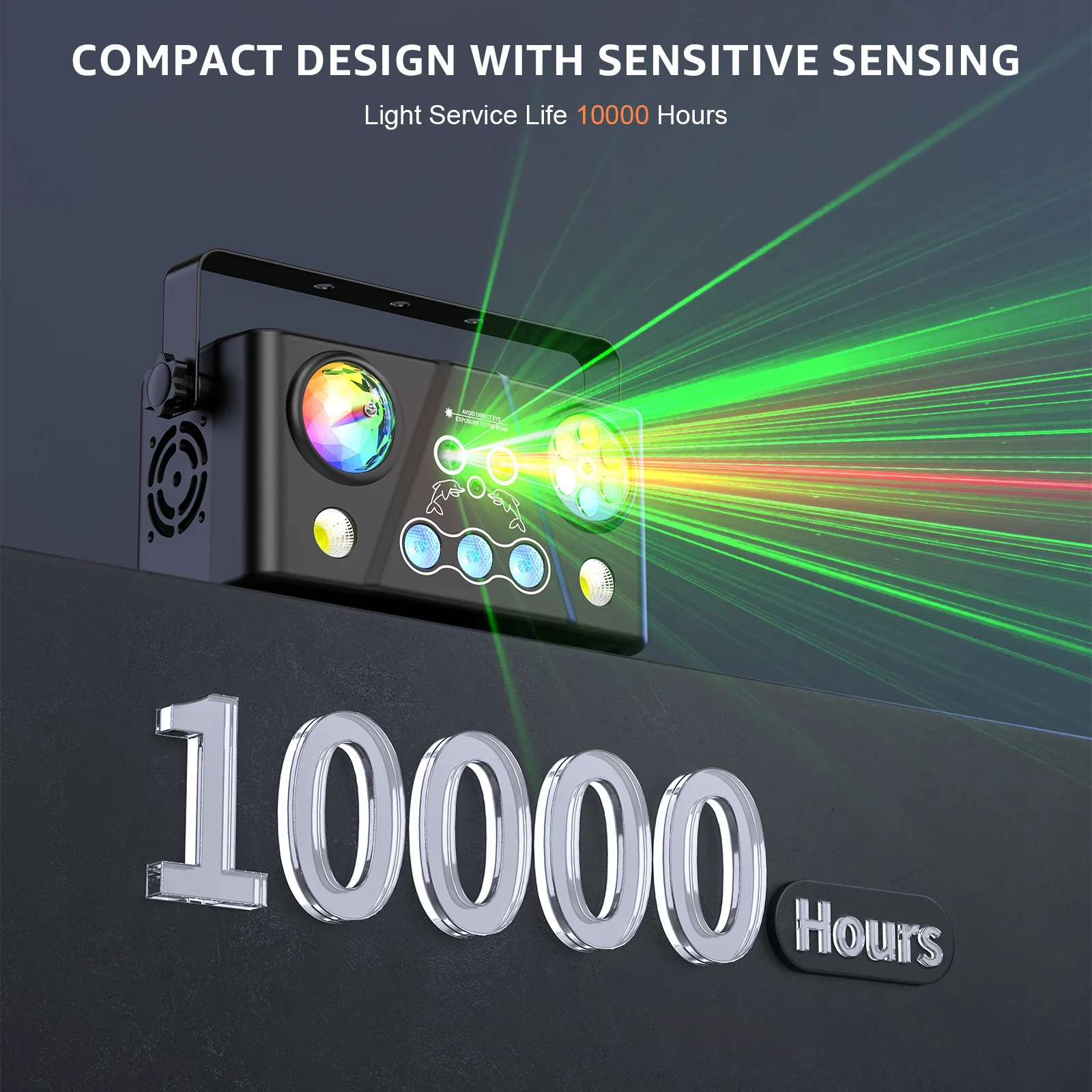 40W RGB LED Bee Eye Stage Magic Ball Effect Lights With Remote Control for Disco DJ KTV Party Red Green Laser Lights