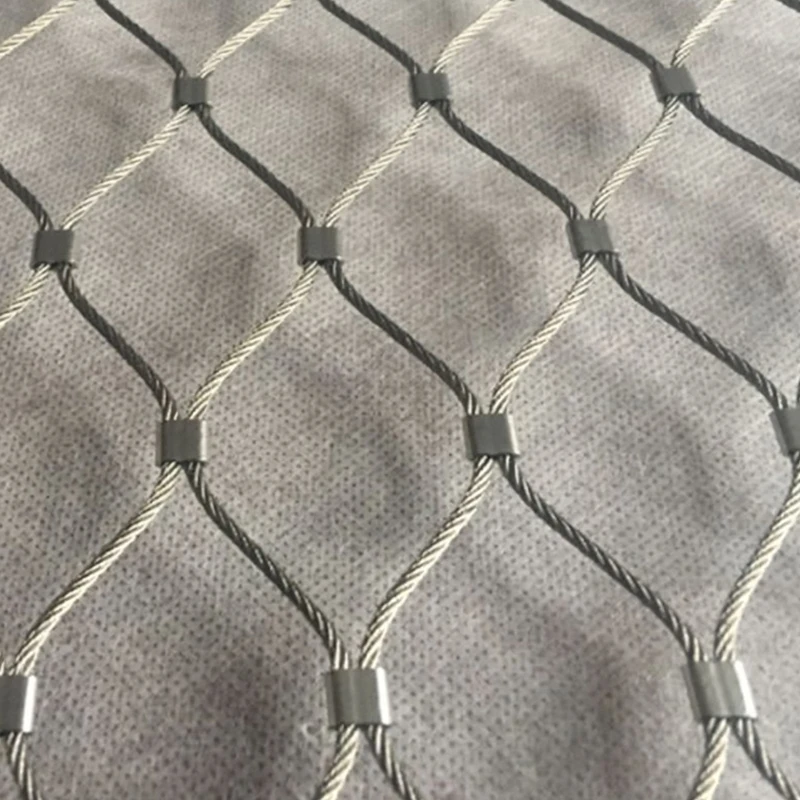 stainless steel wire rope woven mesh factory