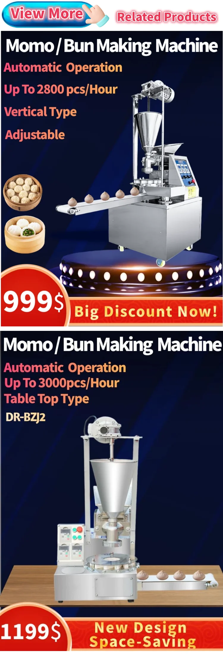 Automatic fill small chinese pork baozi steam stuffed mo mo bao bun nepali nepal momo making machine price part dumpling maker