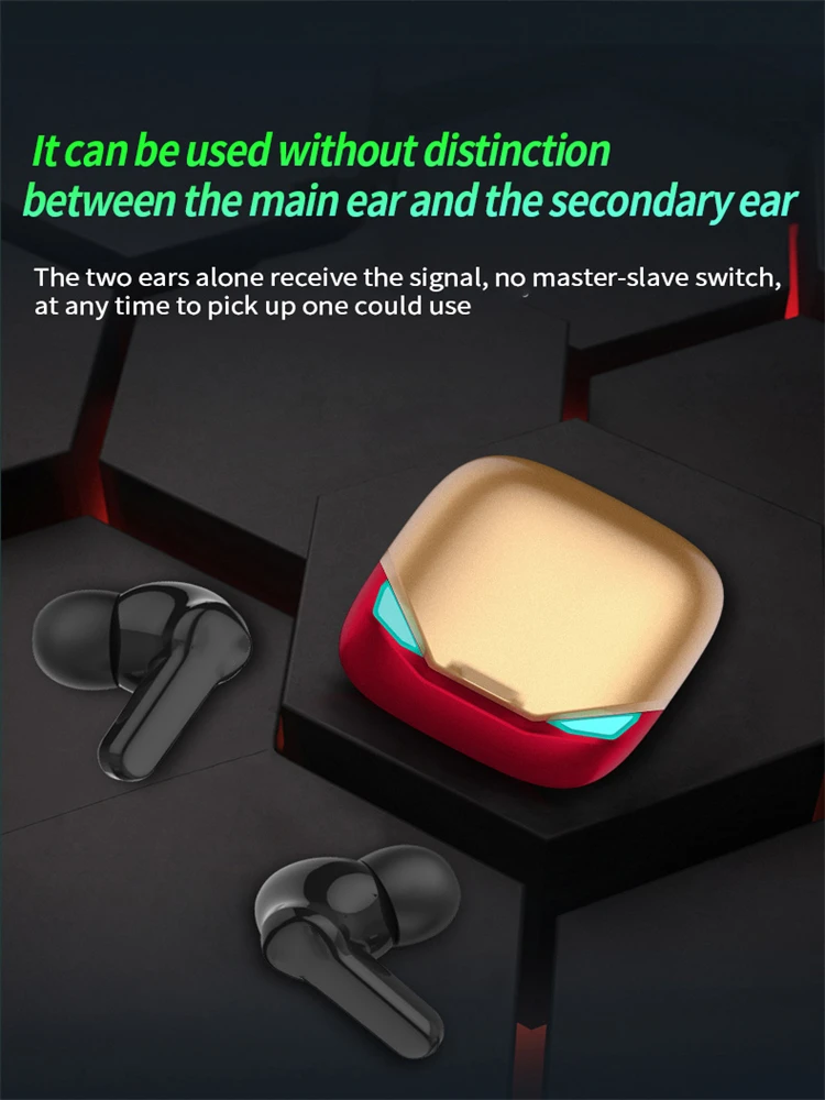 New Products GT1 Earphone Wireless Gaming Headset In-ear True Wireless Stereo Earbuds Touch Operation GT1 Earphone Headphones