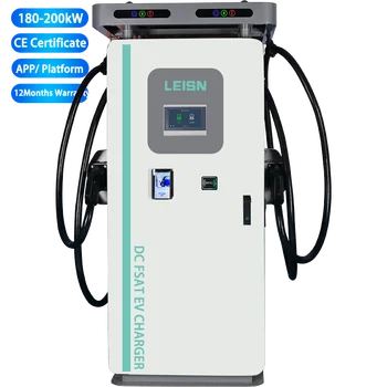 LEISN charger ev dc fast ccs1,CCS2,GBT connector promotional oem low price dc 180kw ev charger