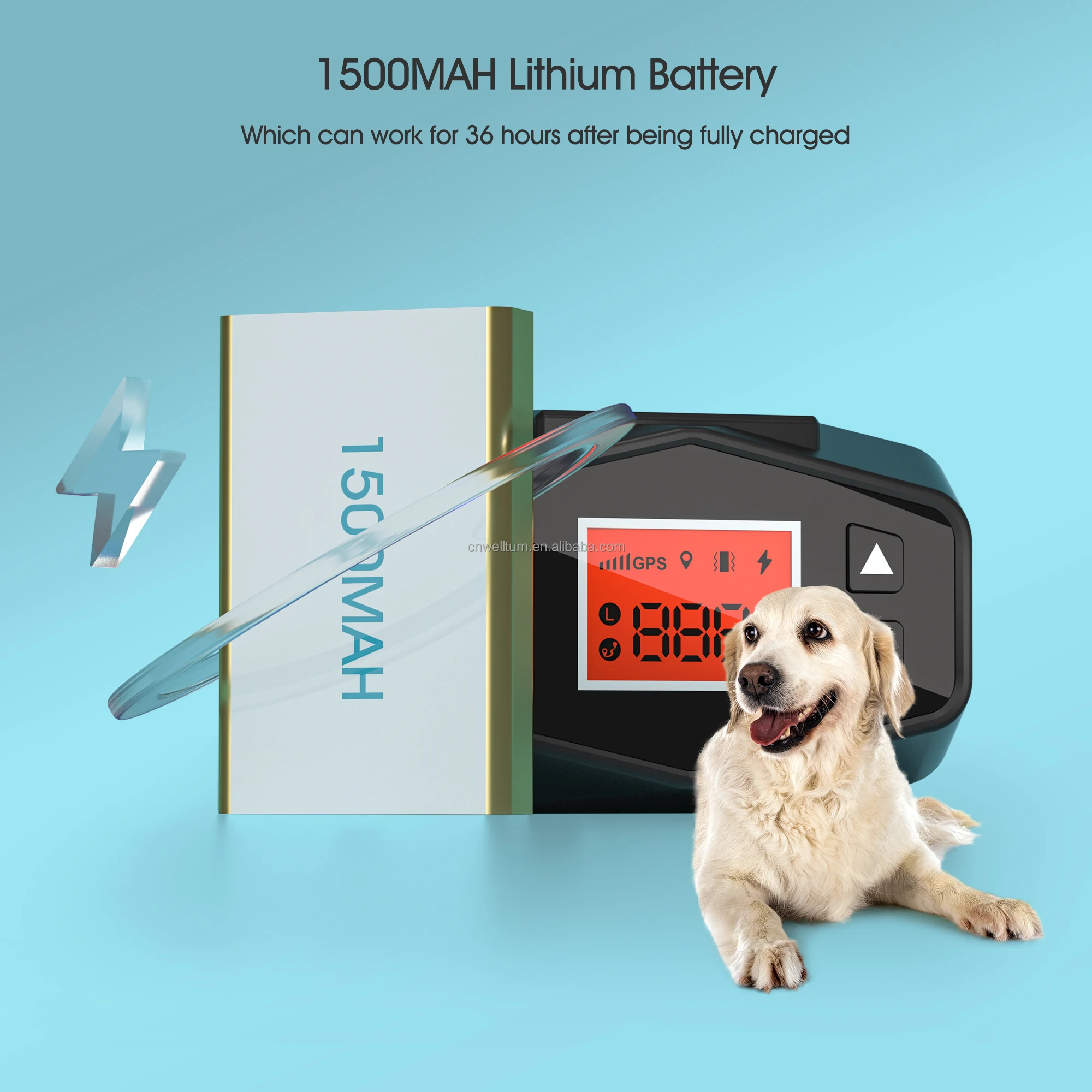 Dog Gps Fence System Pet Containment System Wireless Rechargeable Pet