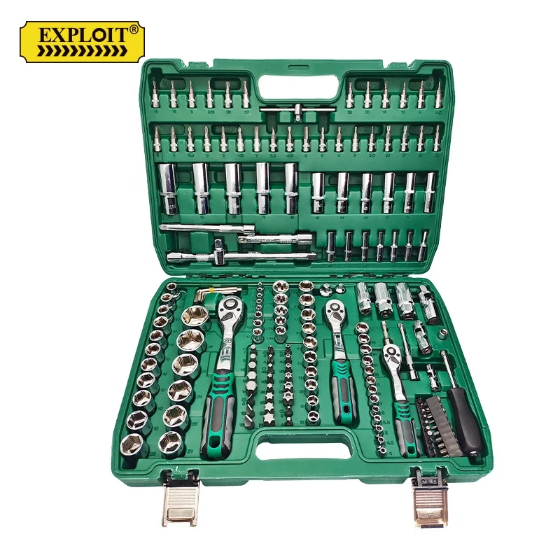 Auto Car Repair Equipment Combined Hand Tool Kit 172PCS Industrial Version Vehicle Repairing Hardware Tools Set Box