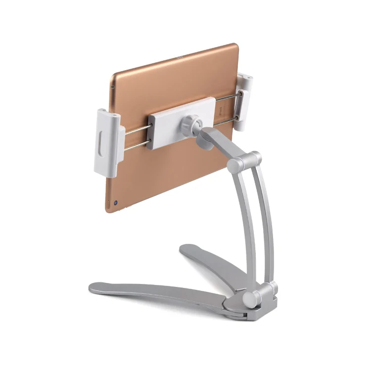 Multi functional Folding Phone Stand Aluminum Alloy Tabletop Tablet Stand  Wall Hanging Extension bracket
