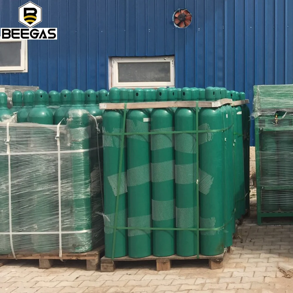 150bar High Pressure 40l Argon Cylinder Steel Seamless 99.999 Argon