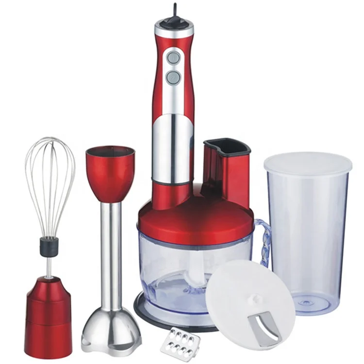 Professional Home Appliance Hand Blender Set OEM 1000W Stainless Steel Variable Speed Electric Plastic Immersion