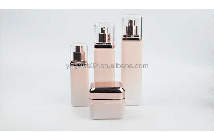 Make up skincare packaging container empty cosmetic bottle foundation glass bottle cosmetic glass packaging container supplier details