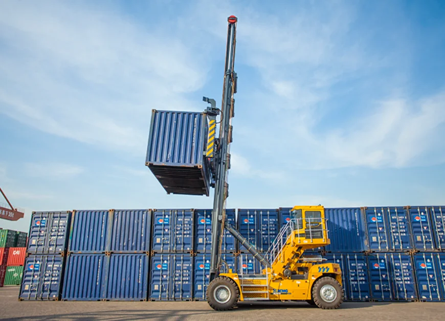 xuzhou made XCH907K 9 ton empty container handler lift truck