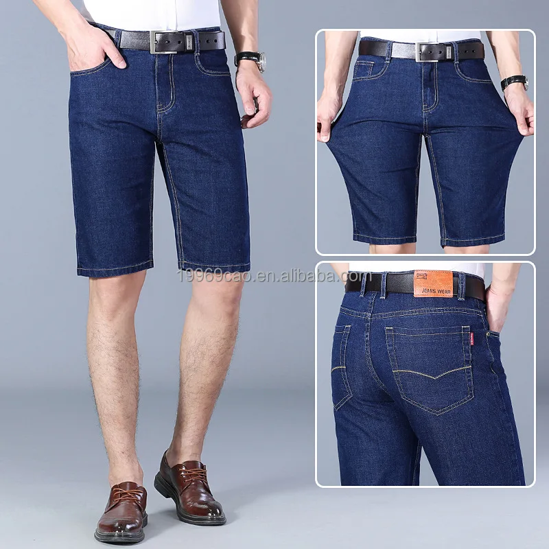 Men's Short Jeans Big Jeans Worn By Fat 
