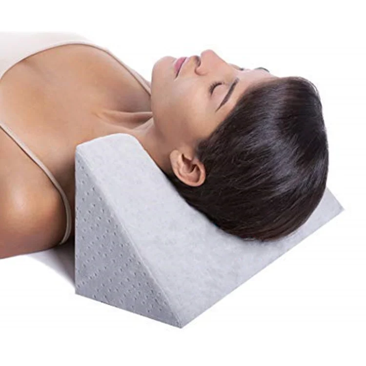 Cervical Traction Neck Fulcrum Wedge Pillow for Back Shoulder Pain Relief