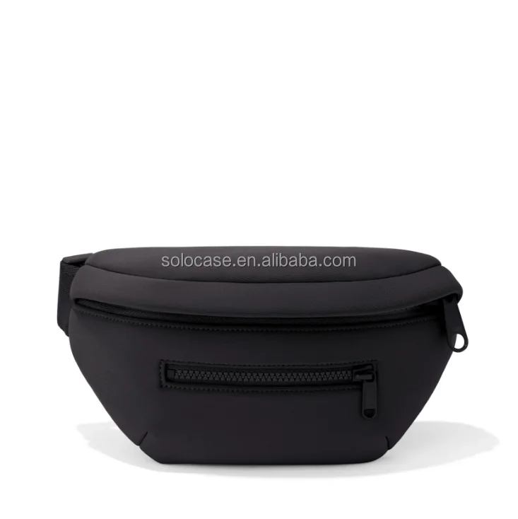 Neoprene Fanny Pack 3 Pockets Waist Bag