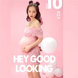 Макси платье для беременных Длинный Шифоновый шлейф платья для беременных для фотосессии на плечо Милая Baby Shower платье фон для фотосъемки