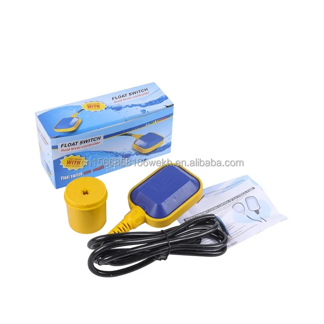 SOLAR 2m Automatic Float Valve Micro Brushless Submersible Water Pump 220v 16(8)A Deepwell Pump Control Switch Box Float Switch