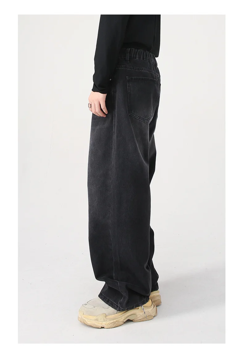 Custom Baggy Loose Vintage Casual Straight Custom Denim Pants Fabric Male Denim Jeans Man Men's Jeans Men
