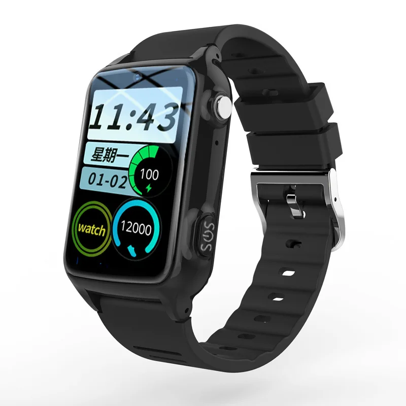 GPS Tracker Smart Watch for Elderly Fall Detection Help