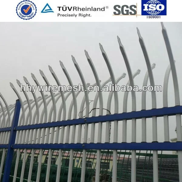 Fence Panels Powder Factory Customizable Galvanized Steel Wrought Iron Chinese Coated Black Pvc Coated Metal 3D Modeling Hotels