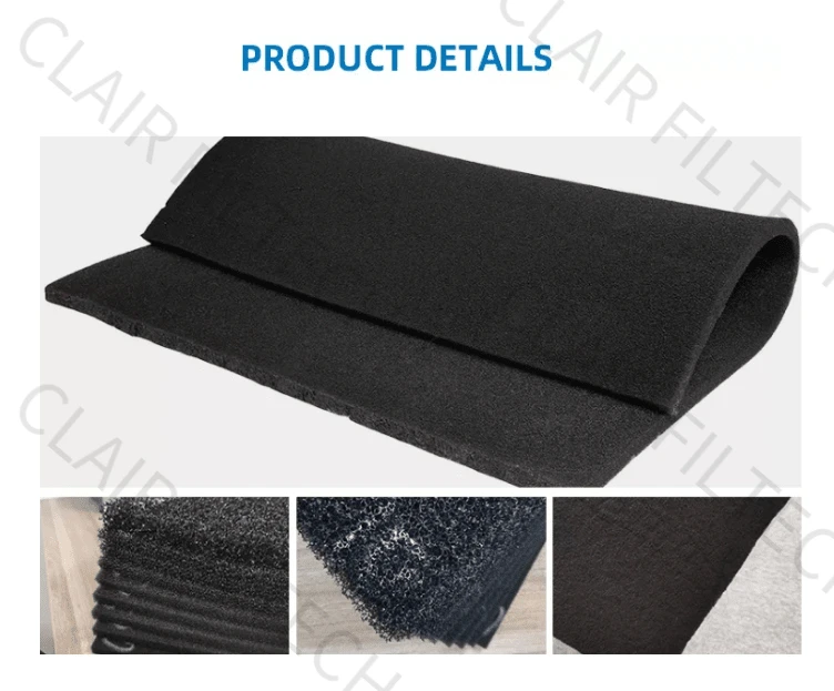 Replacement Activated Charcoal Vent Filter Carbon Air Pre Filter Fabric ...