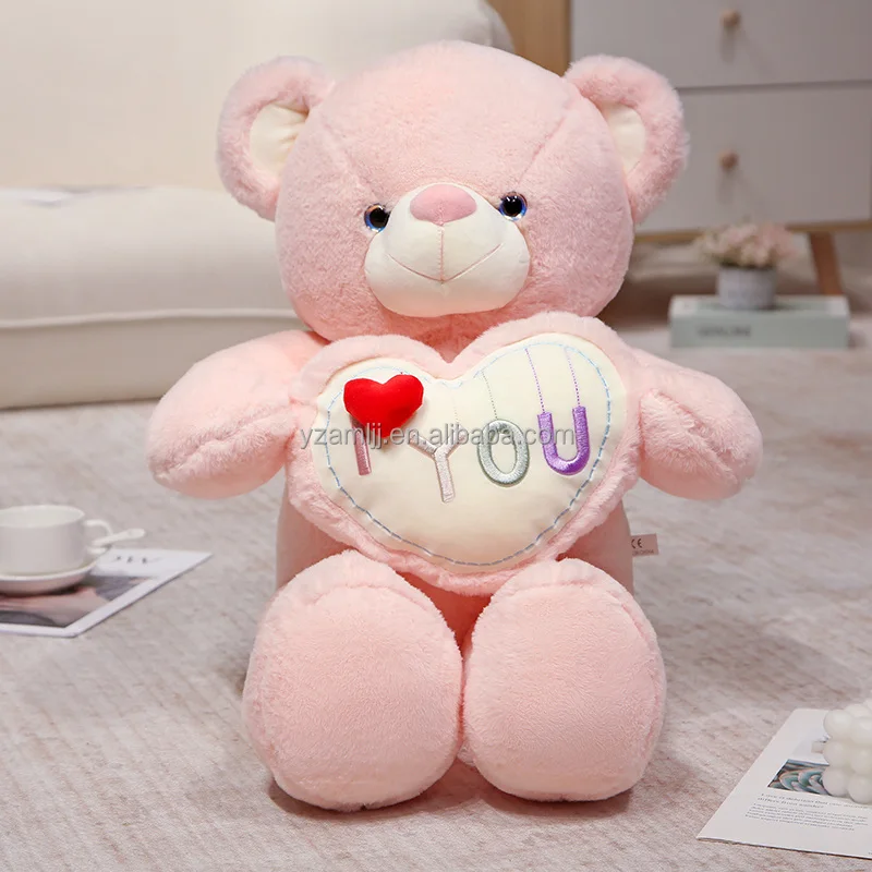 1 Feet White & Pink Teddy Bear Soft Plush Toy for Kids & Gifts