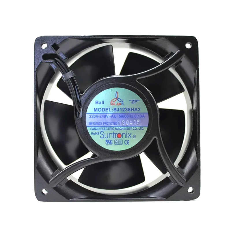 Suntronix SJ1238HA2 220V 12cm Axial Fan with Aluminum Blade and