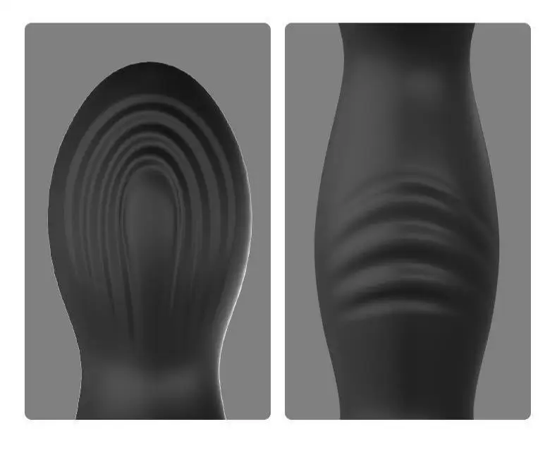 Anal vibrator close-up view